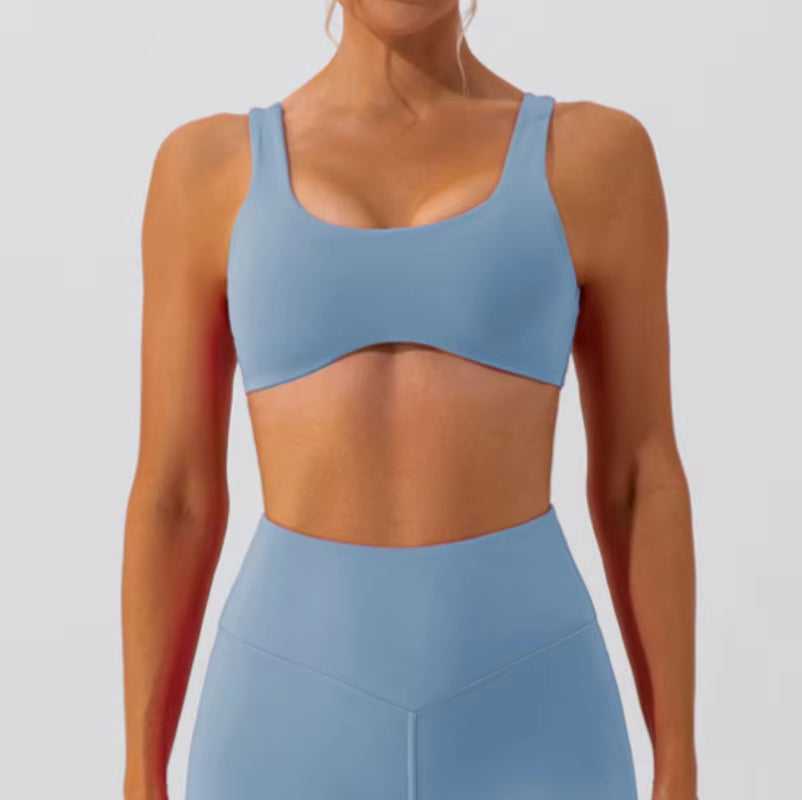 Yoga Bra with Tight Fit Moisture Absorption Sweat Wicking High Elasticity