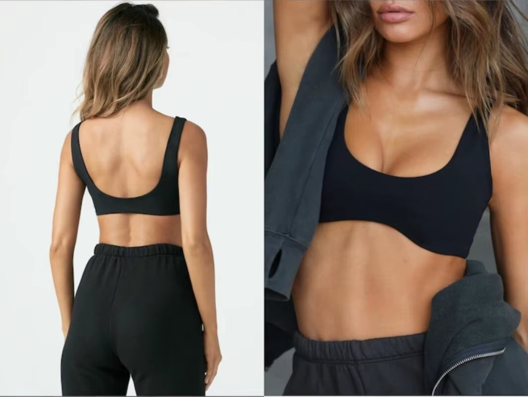 Yoga Bra with Tight Fit Moisture Absorption Sweat Wicking High Elasticity