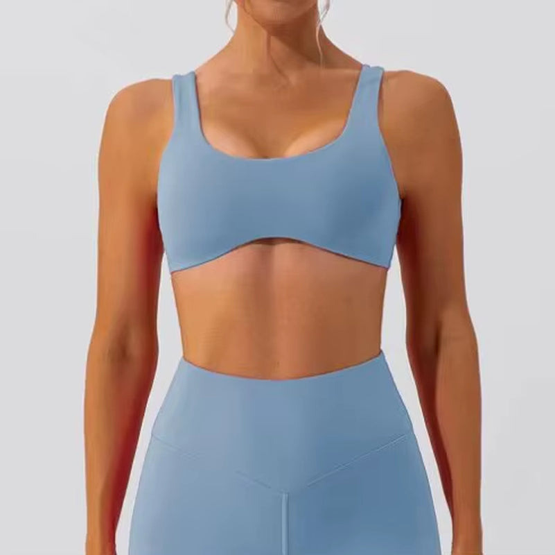 Yoga Bra with Tight Fit Moisture Absorption Sweat Wicking High Elasticity