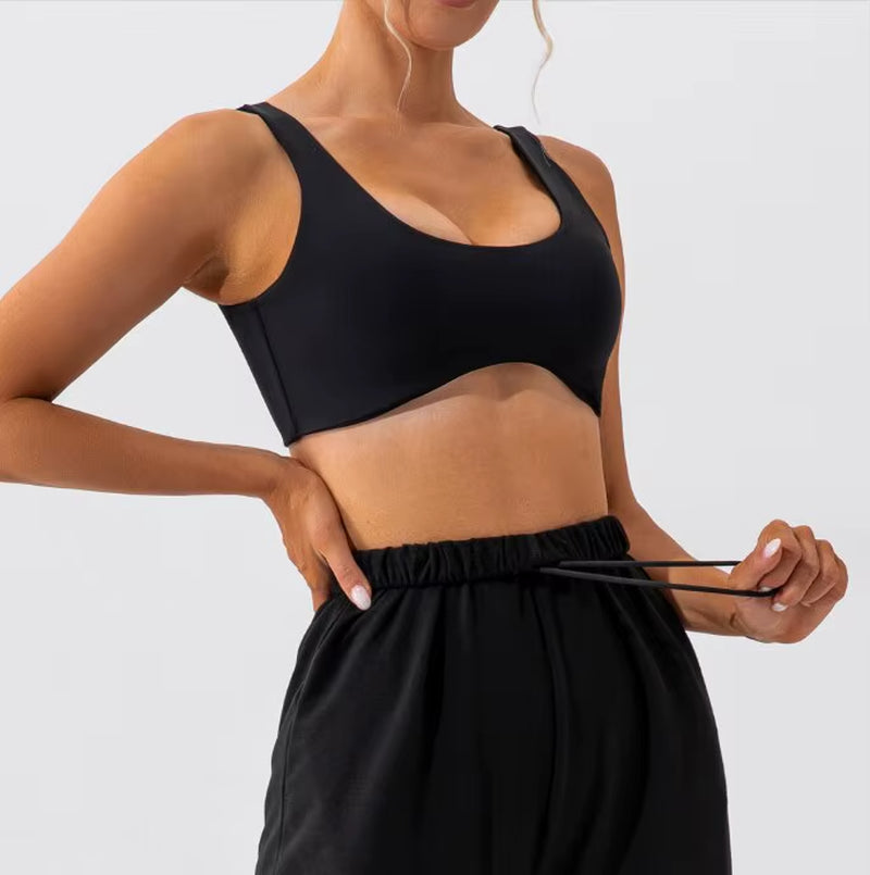 Yoga Bra with Tight Fit Moisture Absorption Sweat Wicking High Elasticity