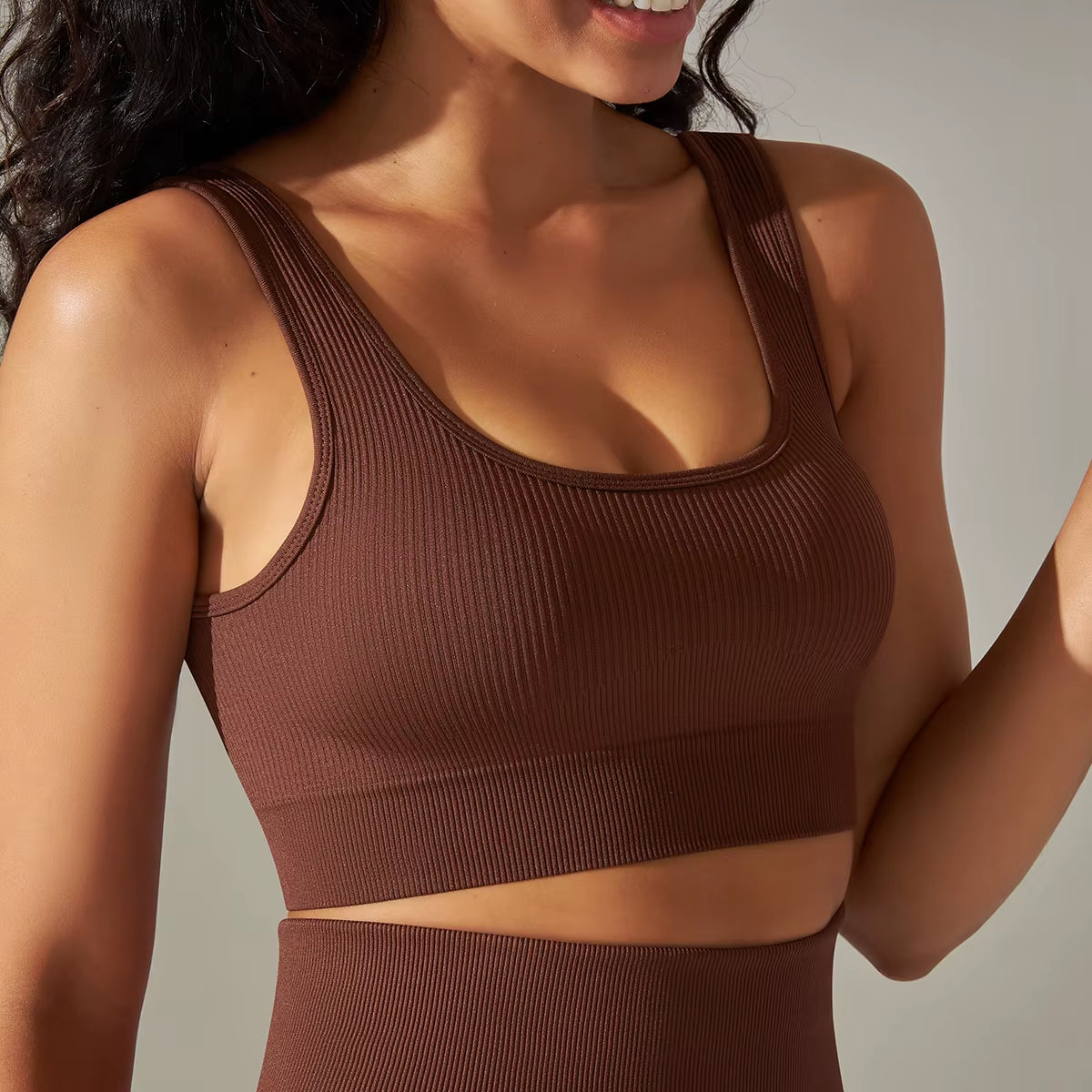 Seamless Women Sports Bras Fitness Gym Running Underwear Shockproof Bra 